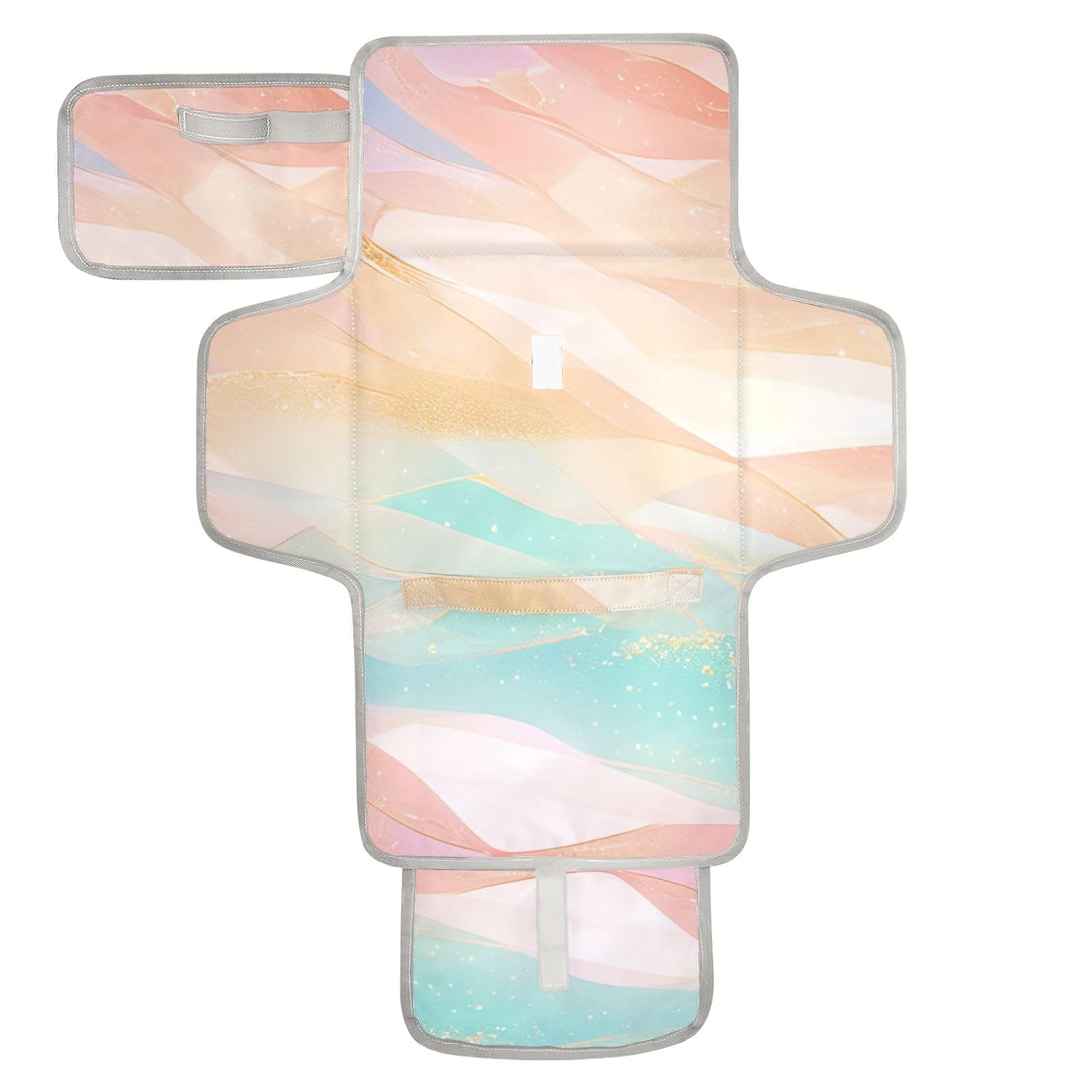 White Teal Red Reusable Baby Changing Pads with Tissue Pocket Portable Changing pad for Baby Lightweight & Foldable Changing Station cambiadores de pa?ales para Bebes