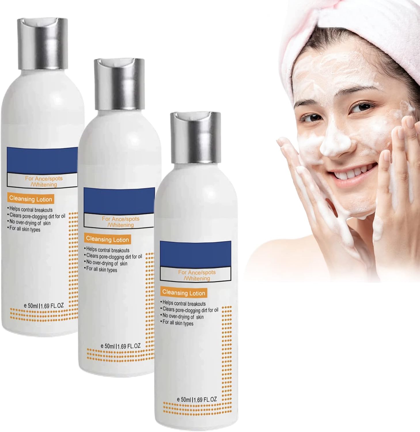 Skinenjoy Cleansing Lotion for Acne & Spots & Acanthosis Nigricans