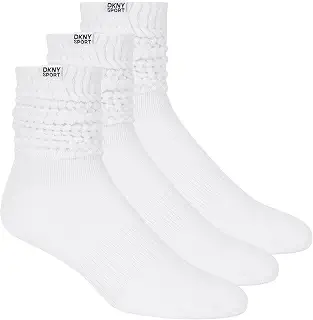 DKNY(ディーケーエヌワイ) ソックス。3 Pack Slouch Crew Socksレディース