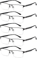 Vista 29 de Cyxus Gafas de bloqueo de luz azul de titanio para hombres y mujeres, anteojos para computadora, anteojos para pantalla y video, antifatiga ocular