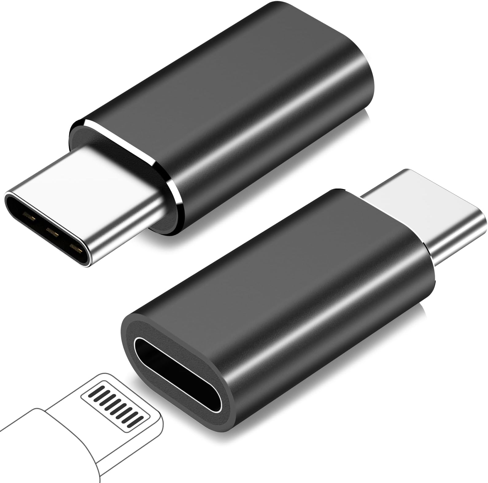 NZGEY for Lightning to USB C Adapter & USB A to USB C