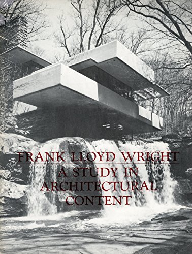 Frank Lloyd Wright: A Study in Architectural Co... B000O03DZK Book Cover
