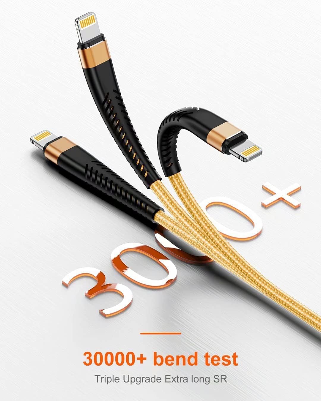 [ Apple MFi Certified ] iPhone Charger Cable 10ft, 2Pack Long Lightning Cable 10 Foot,High Fast/Data Sync 10 Feet Apple Charging Cable Cord for Apple iPhone 12/11 Pro/11/XS MAX/XR/8/7/6,iPad