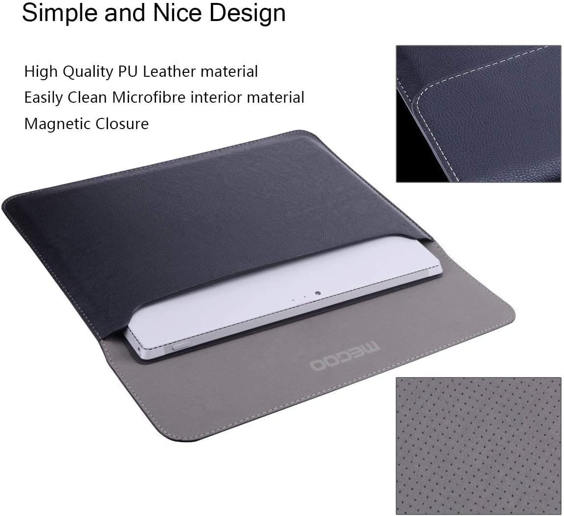 Megoo for Microsoft Surface Pro 9/ Pro 11 13 inch Protective Sleeve Bag,Compatible with Microsoft Surface Pro 10/ Pro 8/ Pro X-Black