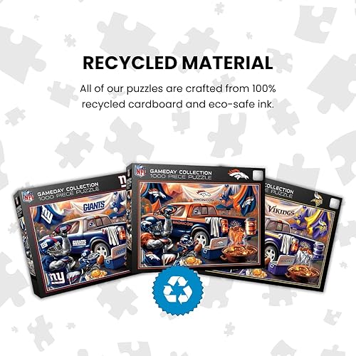 Miniatura 6 de Masterpieces NFL Unisex-Adult 1000-Piece Gameday Tailgate Puzzle