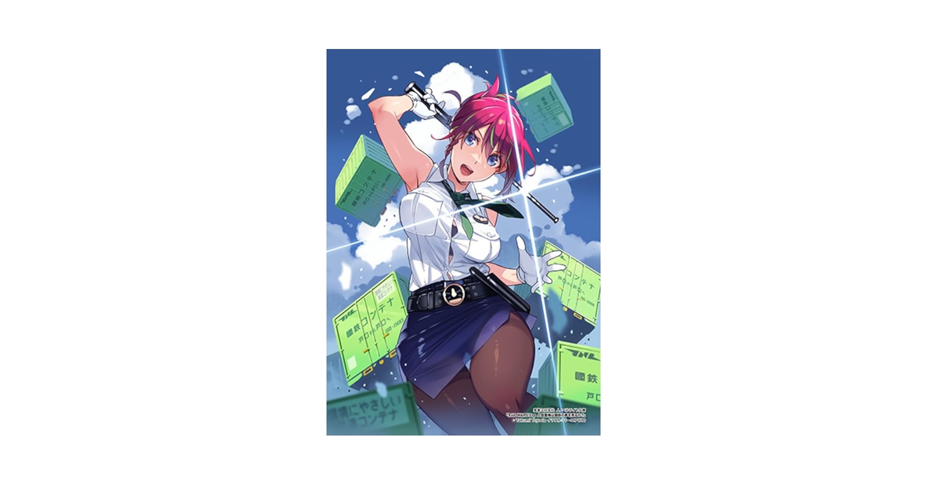 Amazon.co.jp: RAIL WARS! 公式 複製原画【A4】Exp 人型重機は國