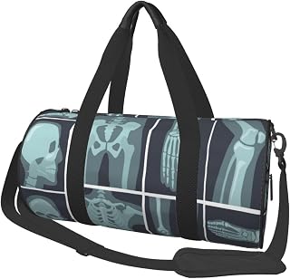 Travel Duffle Bag for Men Women, X Ray Human Body Duffle Bags for Sport Gym Overnight Luggage