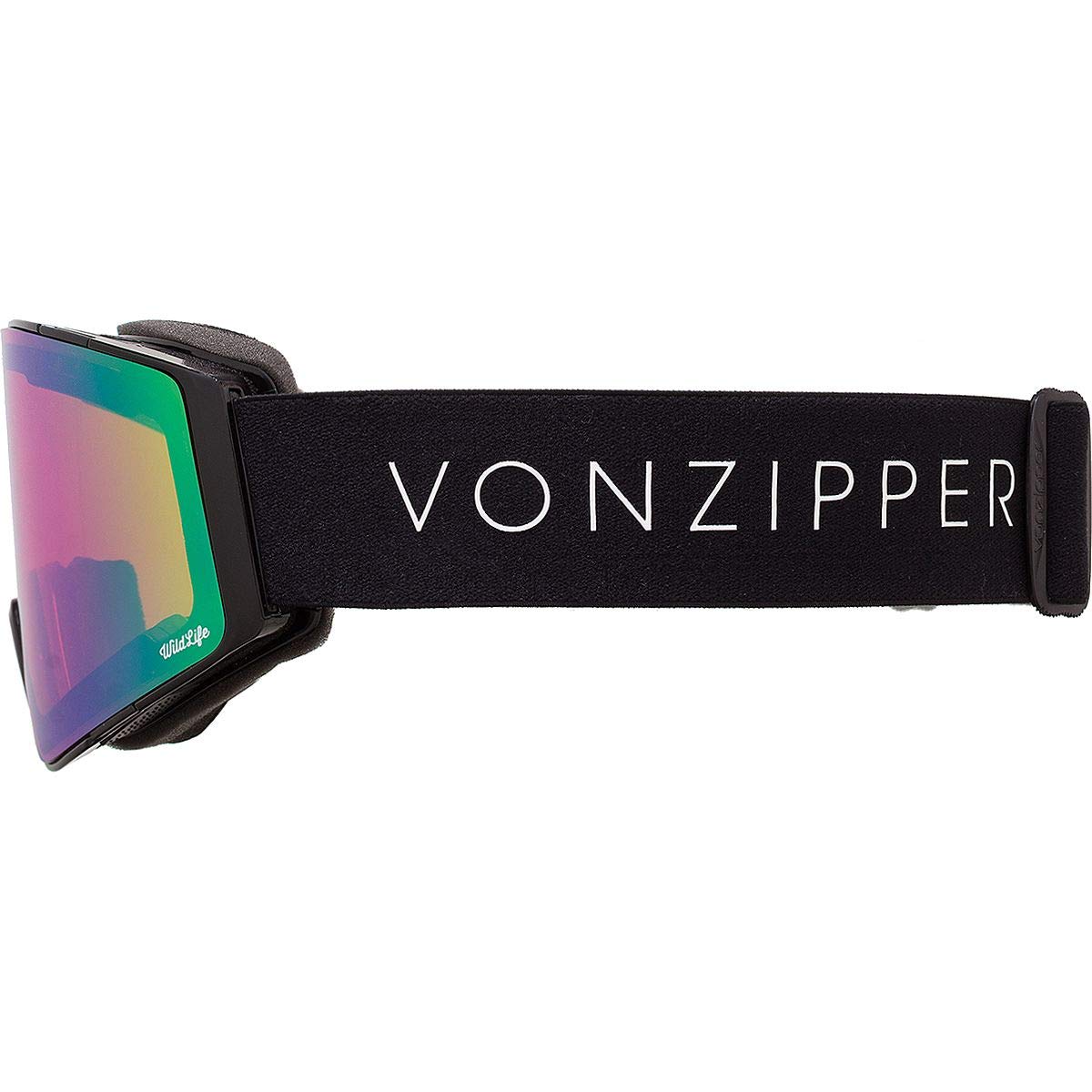 VonZipper Unisex Capsule, One Size, Black/Quasar Chrome