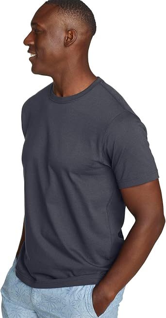 Eddie Bauer Mens Legend Wash Classic Short Sleeve Cotton Tee Crewneck T-Shirt
