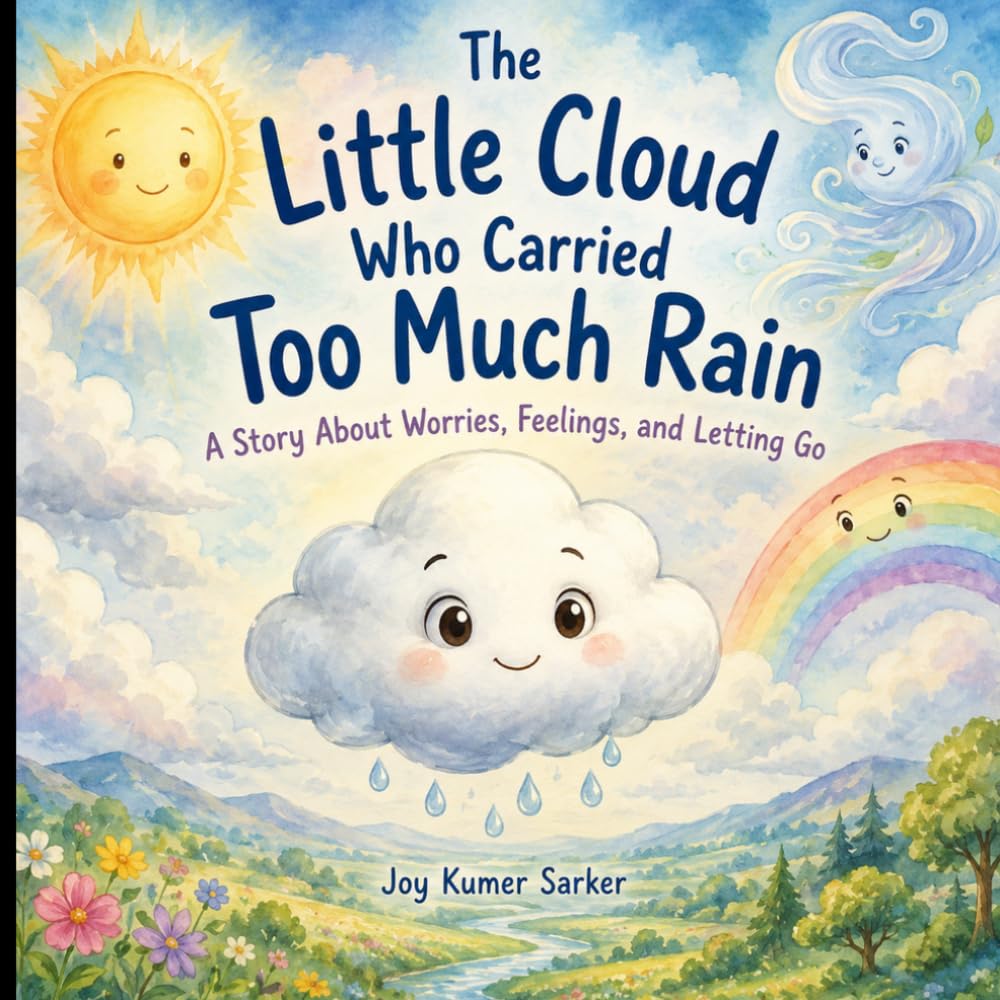 The Little Cloud Who Carried Too Much Rain: A Gentle Story About Worries, Big Feelings, and Learning to Let Go for Ages 4–8
