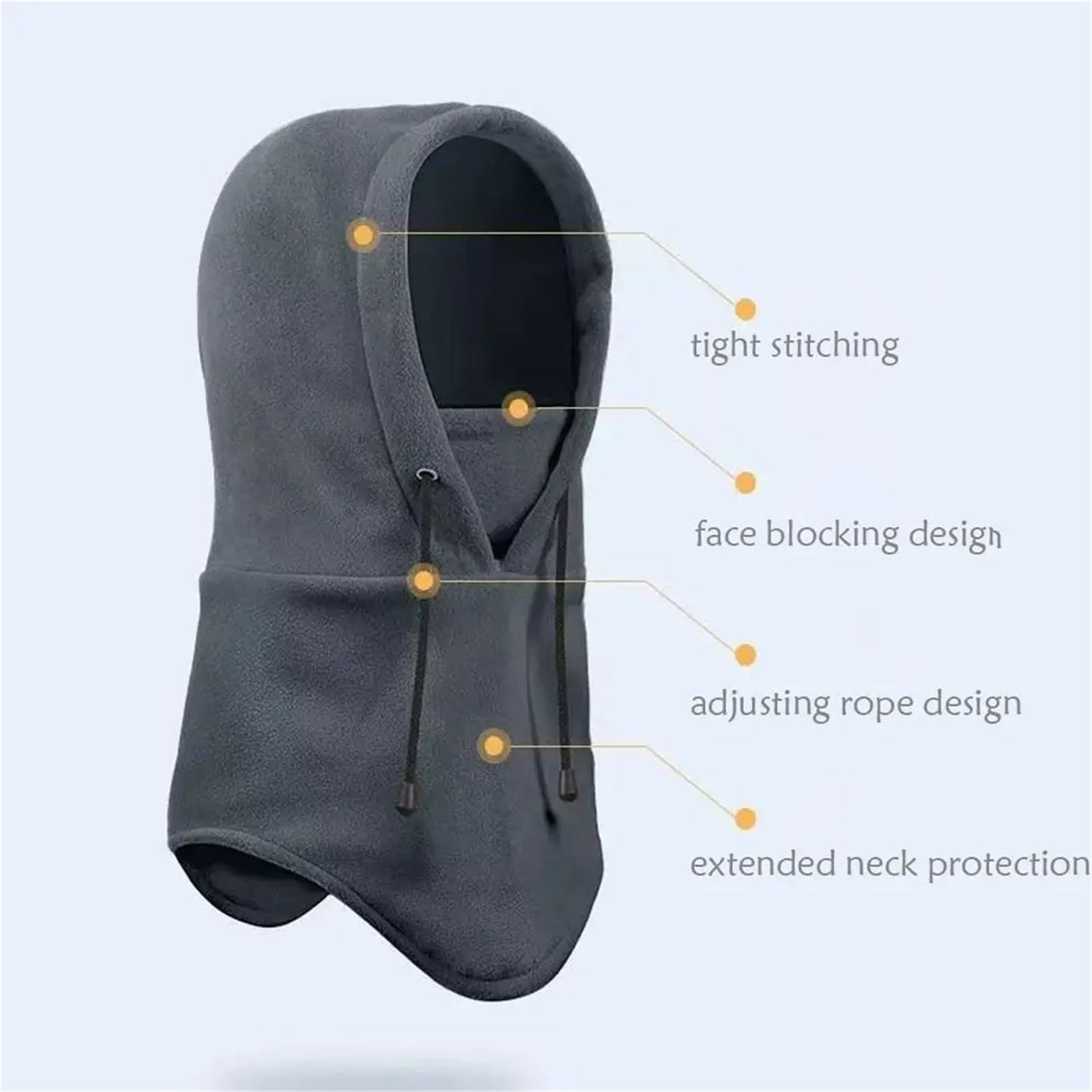 Masque De Cyclisme 2 pièces Cagoule Hiver Chapeau Bonnets Plus Chaud Coupe-Vent Complet Masque de Ski Casquettes Hommes Bonnets écharpes Écharpe pour La Moto