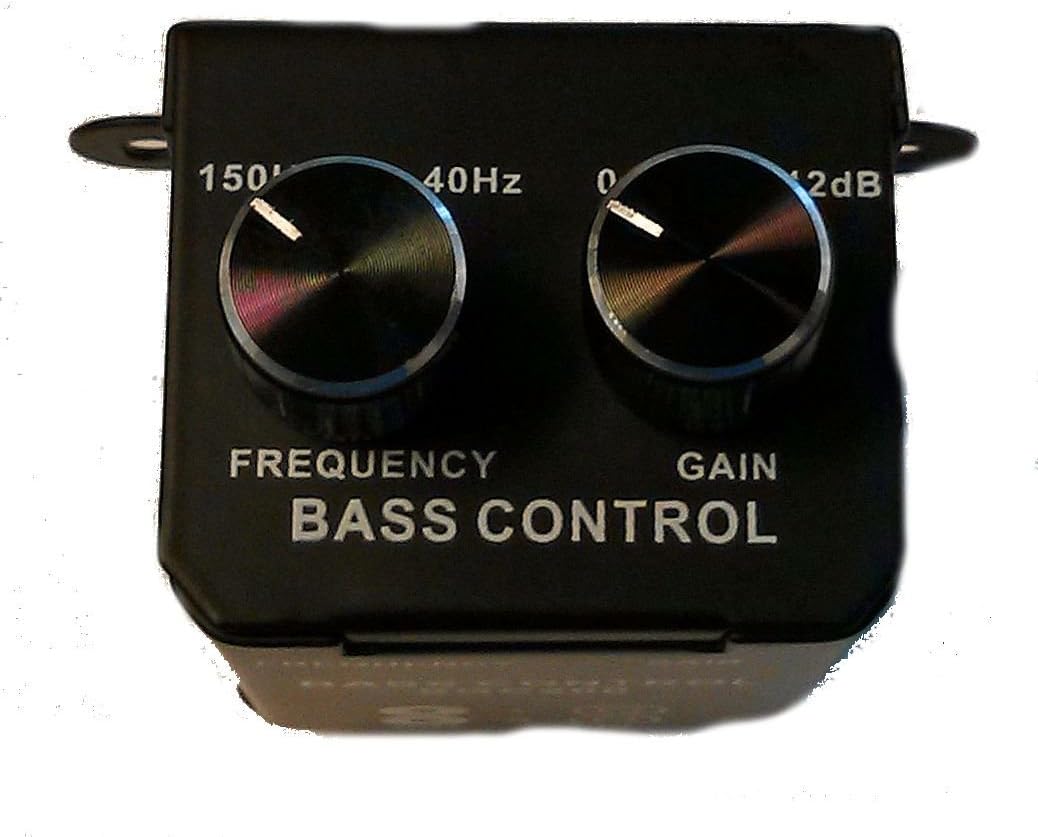 Universal Car Home Amplifier Bass Controller RCA Gain Level Volume Control Knob