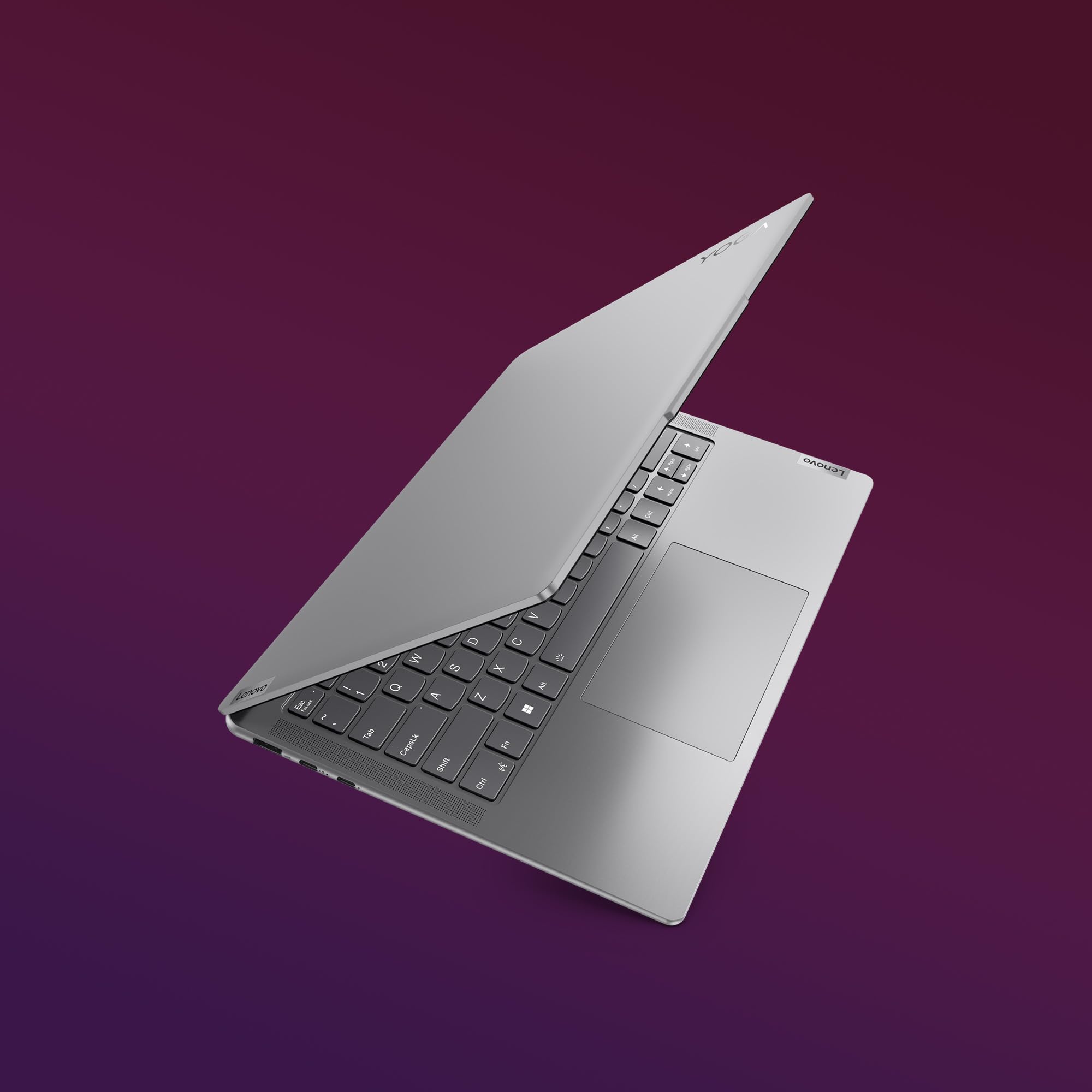 Lenovo Yoga Slim 7 14IMH9 - Ordinateur Portable 14'' OLED (Intel Core Ultra 7 155H, RAM 32Go, SSD 1To, Intel Arc Graphics,Windows 11 Home) Clavier rétroéclairé AZERTY FR - Lunaire Gris