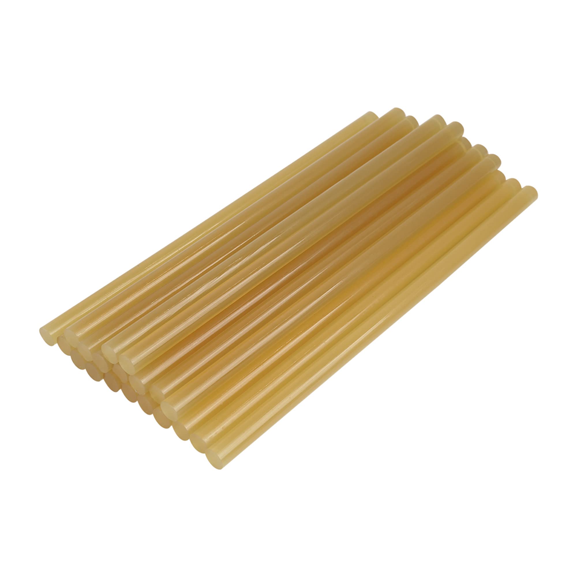 X AUTOHAUX 20 Pcs 11mm x 270mm Hot Glue Sticks Auto Body Paintless Dent Removal Repair Yellow for Car