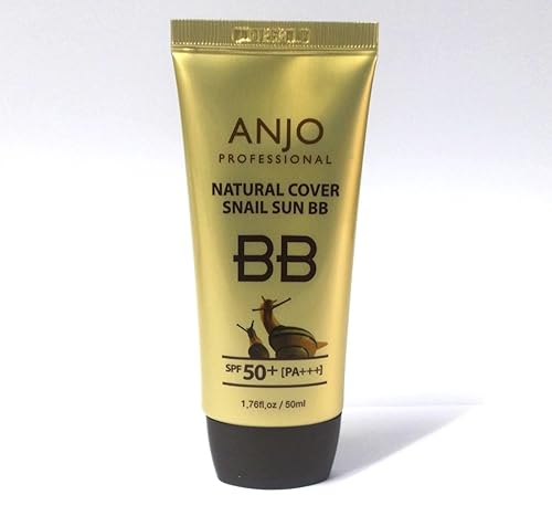 Miniatura 3 de ANJO  Cubierta natural de caracol Sun BB Cream SPF 50+PA +++ 1.7 fl oz X 3EA  Base de maquillajeMucus de caracolCosméticos coreanos
