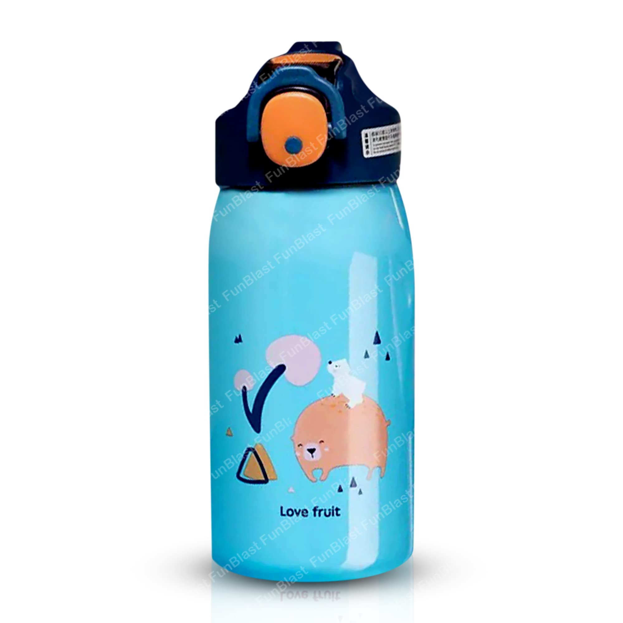 FunBlast Insulated Stainless Steel Bottle Hot and Cold Water Bottle for Kids, Double Walled Vacuum Insulated Stainless Steel Bottle, Double - Wall Thermos Flask with Straw (530 Ml) (B09TR28GQG) Amazon Price History, Amazon Price Tracker