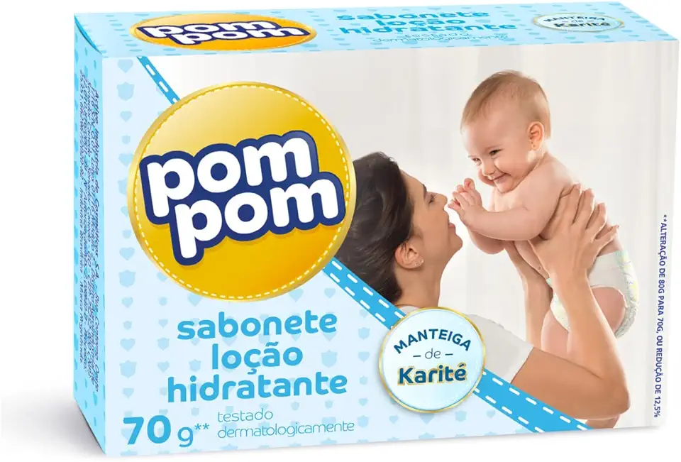 Ontex - Sabonete Pompom 70G Hidratante