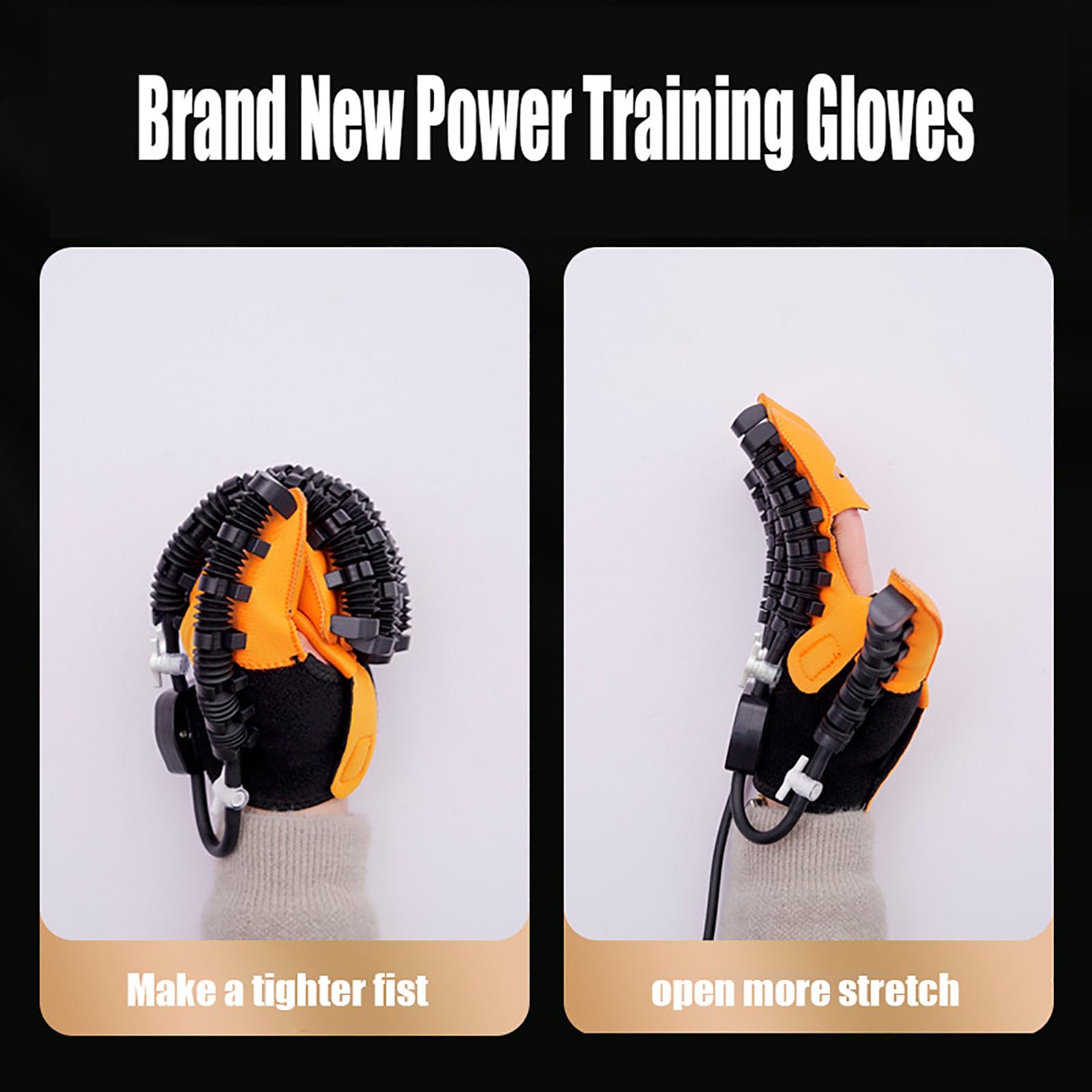 Guantes de Robot de rehabilitación, Equipo de Fisioterapia de Mano para recuperación de hemiplejía, Dispositivo de Entrenamiento para Pacientes con disfunción de la Mano