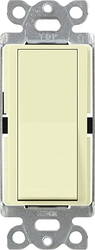 Vista 15 de Lutron MAIN-22200 interruptor de encendido/apagado, 2 unidades, color blanco, 15 amperes, un solo polo