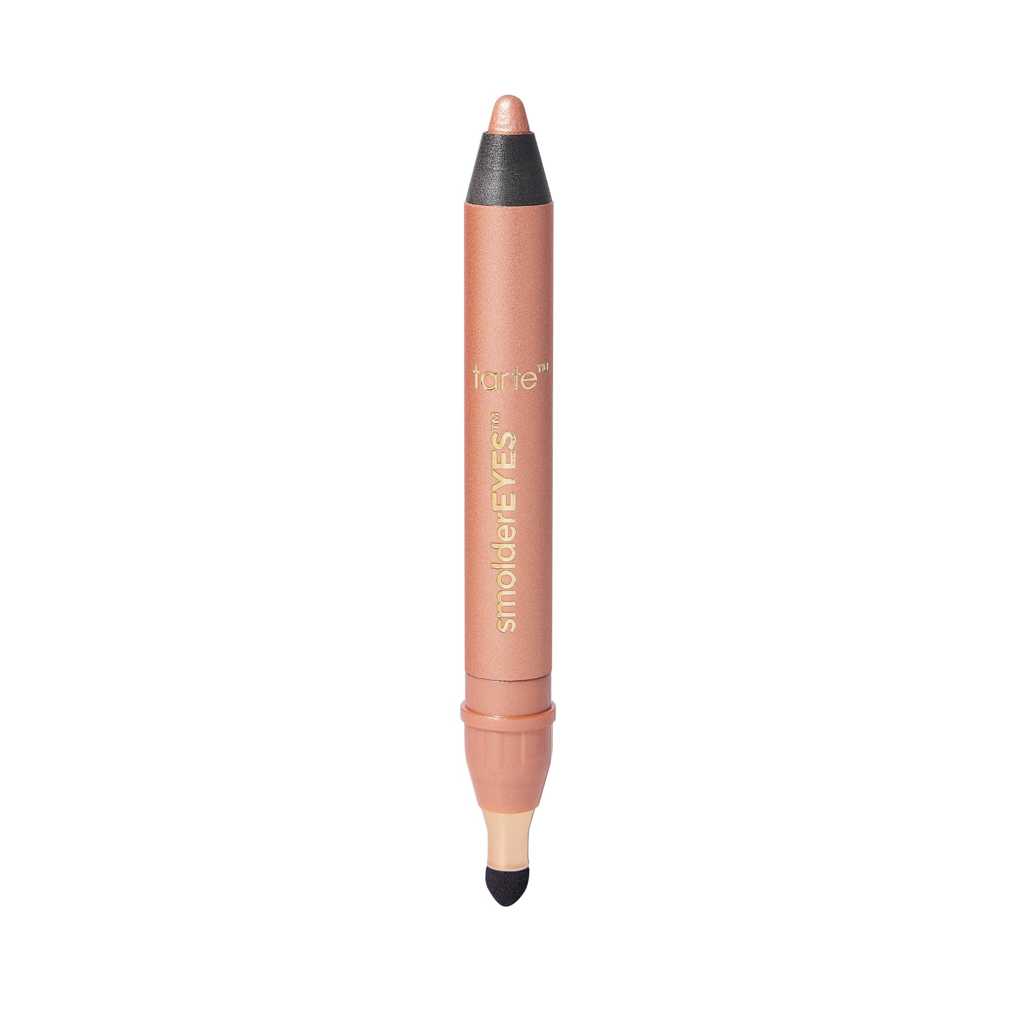 tarte smolderEYES shadow liner – Multi-Use Waterproof Makeup Doubles as Eyeliner & Cream Eyeshadow with Smudger Applicator, Blendable Lazy Girl Hack, Vegan & Cruelty-Free, full size 0.06 Ounce (Pack of 1) envy (champagne)