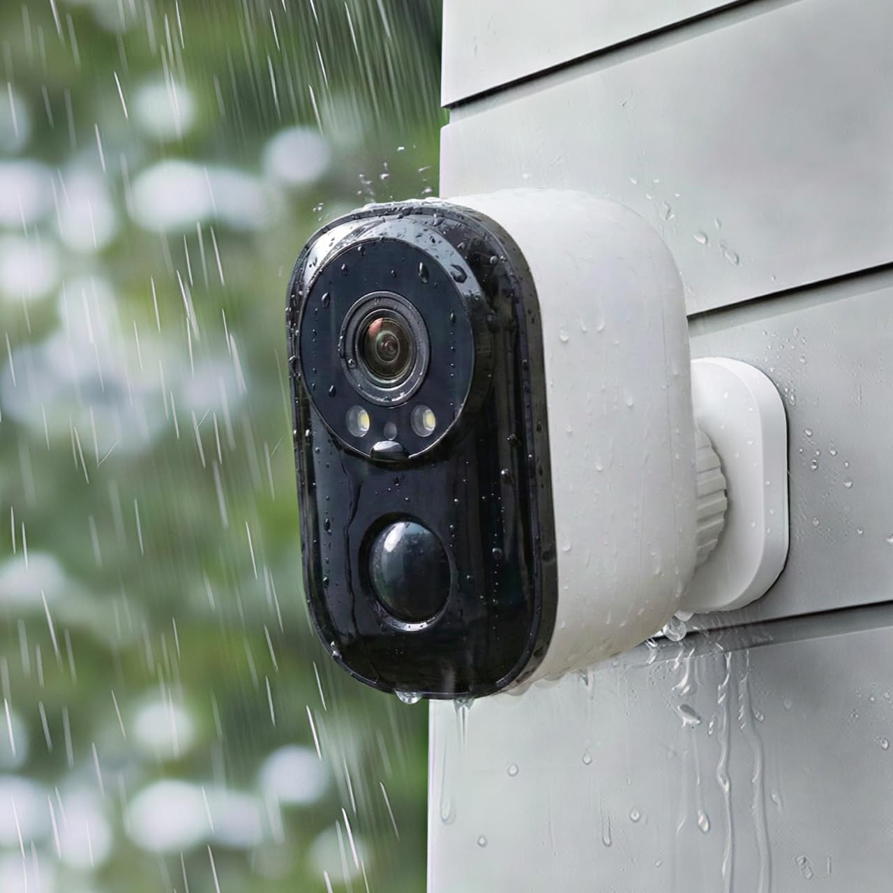 Wireless Outdoor Cameras,Battery Powered 2K Color Night Vision, 5/2.4GHz WiFi Monitoring for Home Security, IP65 Waterproof, Cloud & SD Storage