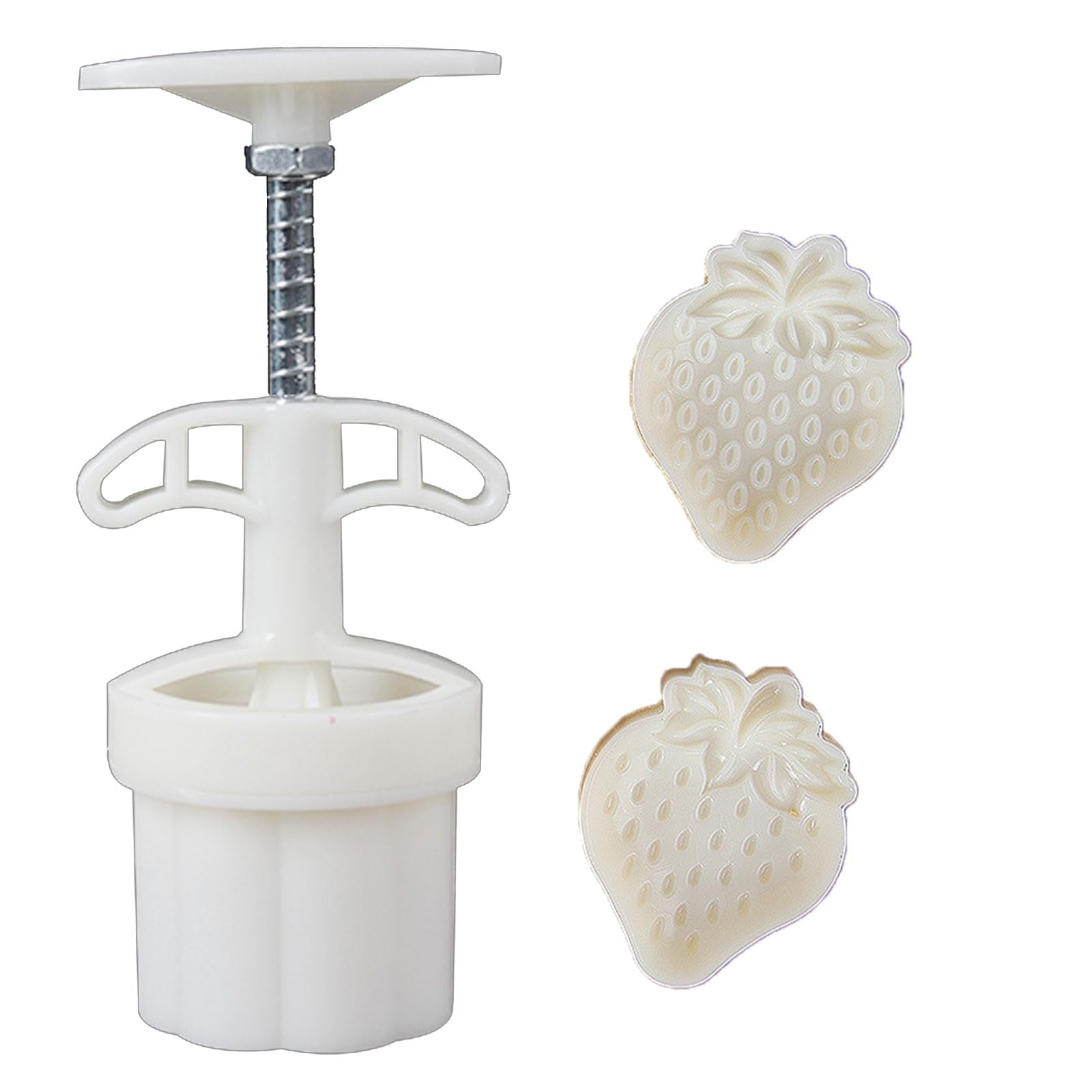 Kalttoy Creative Strawberry Mold for MidAutumn Festival Fondant Mold Atmospheres Hand Press Traditional Shape