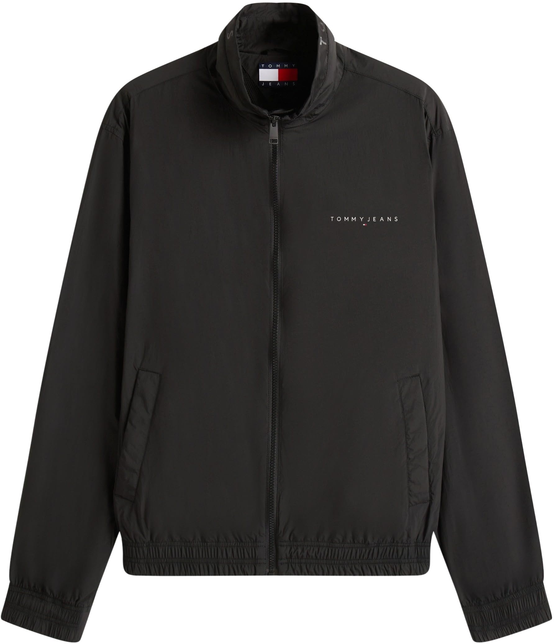 Tommy Jeans Uomo Giacca a Vento Essential con Colletto alla Coreana