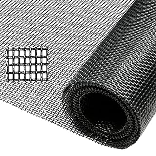 Tooltriz Pet Proof Window Screen Replacement, 60“ x 100” Upgraded Thicken Charcoal Fiberglass Mesh for Sliding Pet Screen Door Repair Kit - Screen Door Protector for Dogs Patio Screen mesh