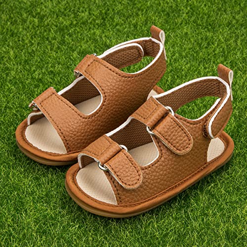 Image of CENCIRILY Infant Baby Boys Girls Summer Beach Sandals Anti-slip Rubber Soft Sole Lightweight Breathable Athletic Toddler First Walking Shoes