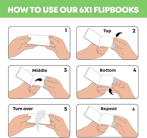Miniatura 5 de Flipboku Winsor McCay Flipbook con 6 animaciones cautivadoras  Impresionante juego de ilusión óptica  6 divertidas historias animadas para toda la