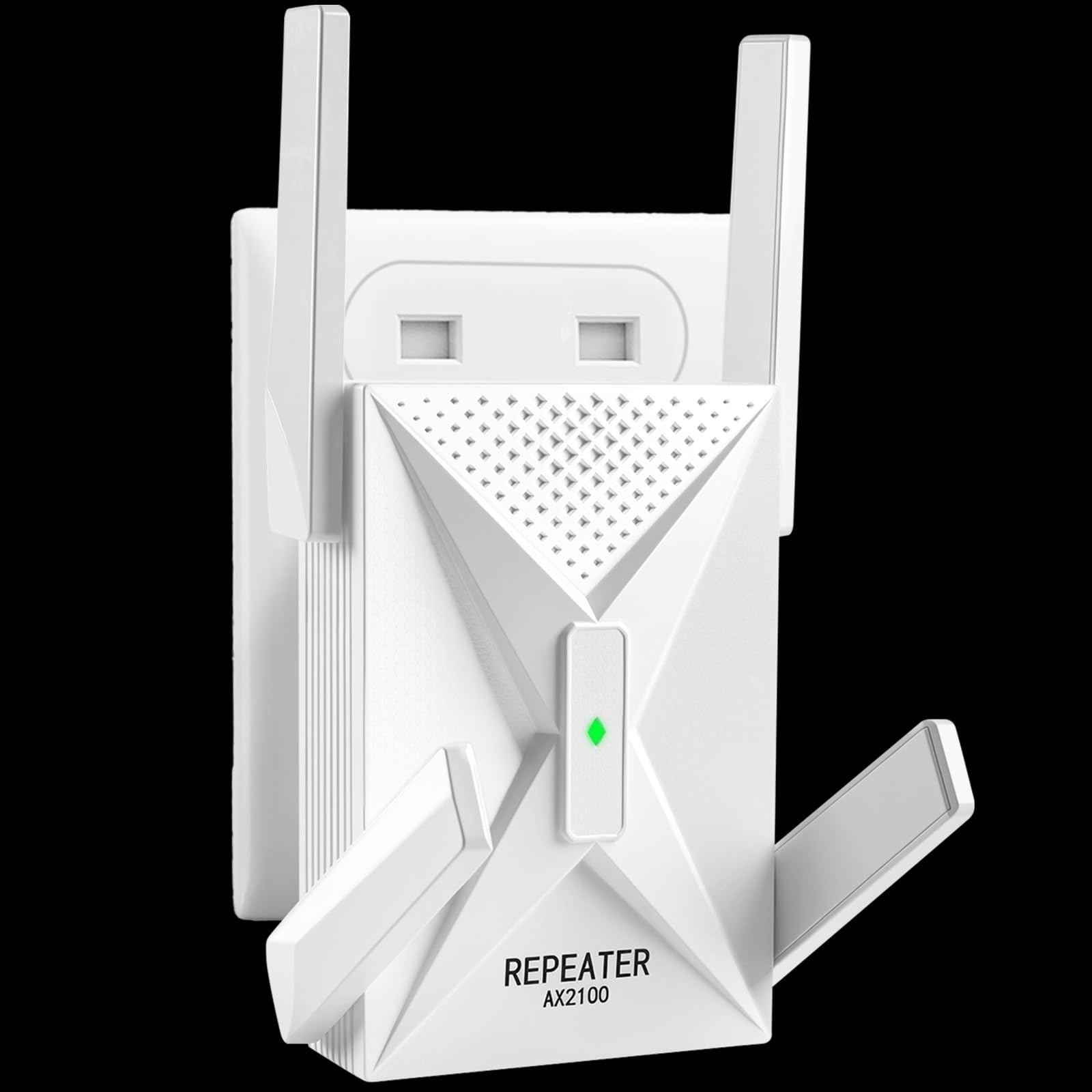 2026 Neuestes Wlan Repeater, WiFi Repeater 2100Mbit/s Dualband Ultraxtender WiFi Repeater mit Ethernet Port, 5G+2.4GHz, Kompatibel Allen WiFi Routern, WiFi Geräten, Deckt bis zu 8000sq.ft 65 Geräte