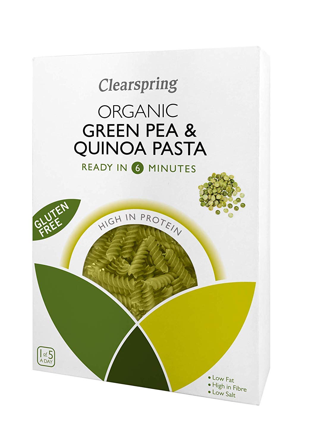 Clearspring | Green Pea & Quinoa Fusilli | 3 x 250g