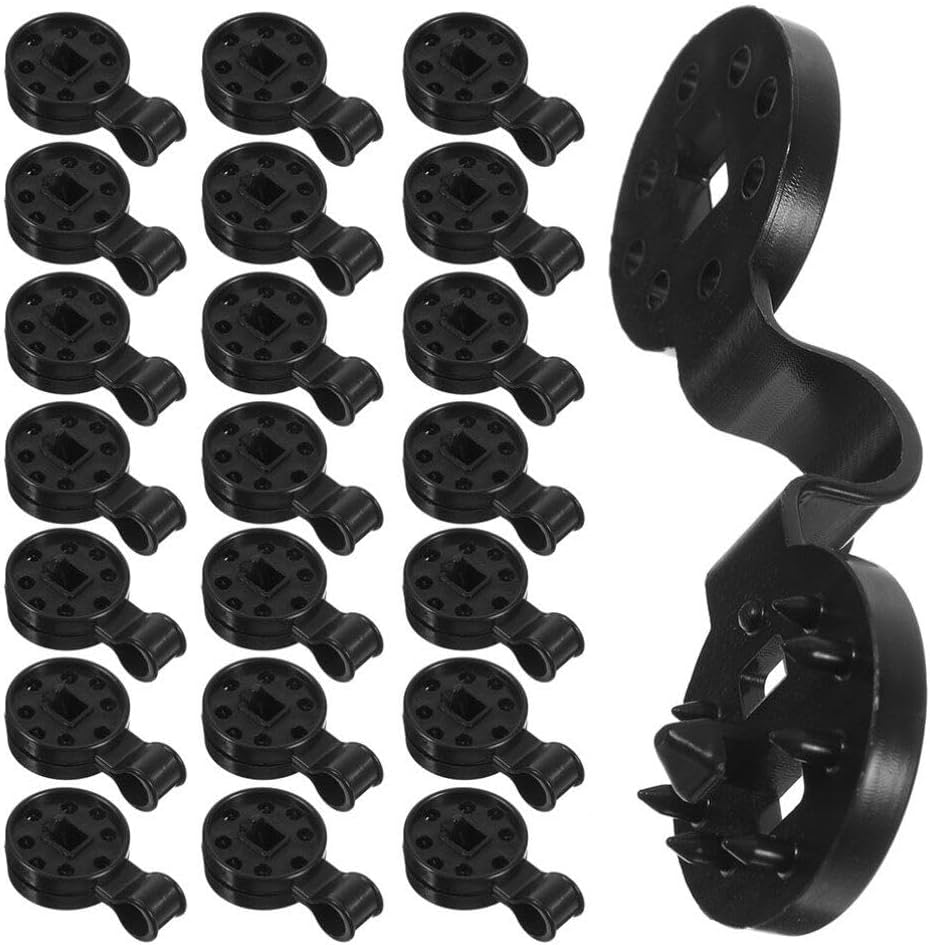 HANABASS 150pcs Shade Cloth Clips Sunshade Net Fixing Clips for Garden and Greenhouse Reusable Non- Design for Outdoor Activities and Easy Maintenance