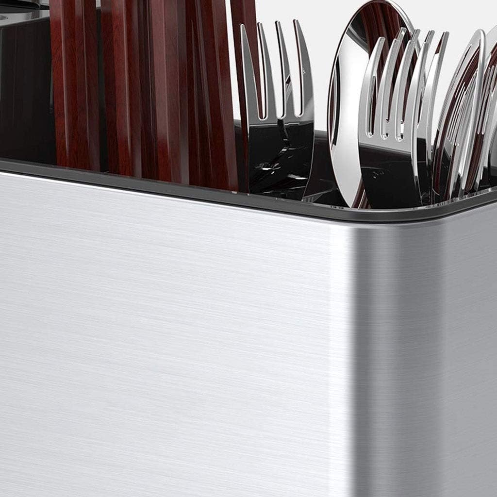 Stainless Steel Kitchen Knife Storage Rack - Chopsticks Knife and Fork Box Drain Tableware Storage Rack Knife Holder