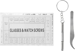 Eyeglass Repair Kit Zinc Alloy with Screws and Screwdriver