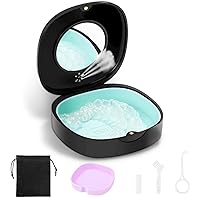 Vista 1 de Doboli Funda de retención, Slim Aligner Funda protectora bucal compatible con Invisalign Negro