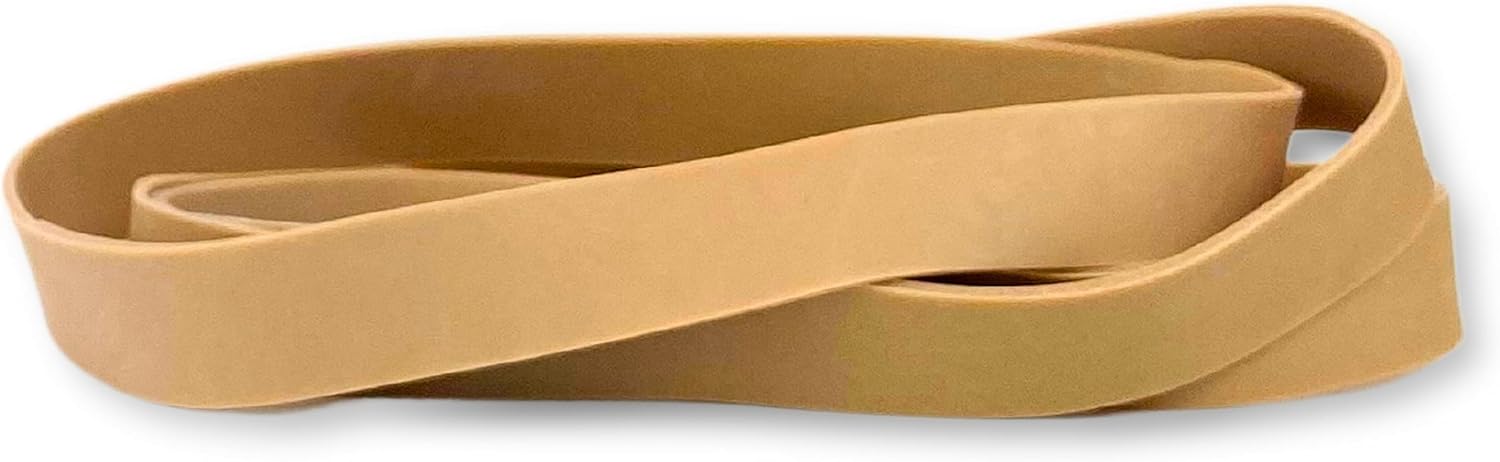 Upgrade Office Supply Rubber Bands, Heavy Duty, Size 107 (7 x 5/8 in), 40 Bands, 1 lb Bag, 2 Pack, USA