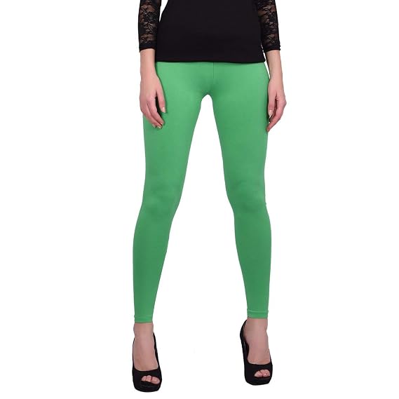 Cotton Leggings,Light Green at Amazon 