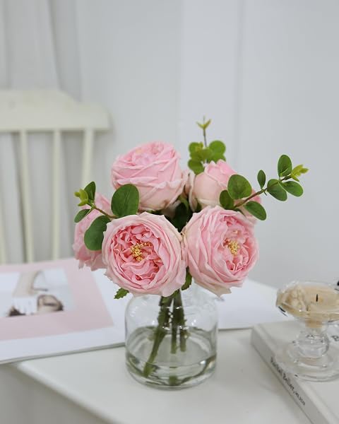 Elegant Dining Table Centerpiece Ideas to Try 38 Lifelike Pink Rose Floral Arrangement