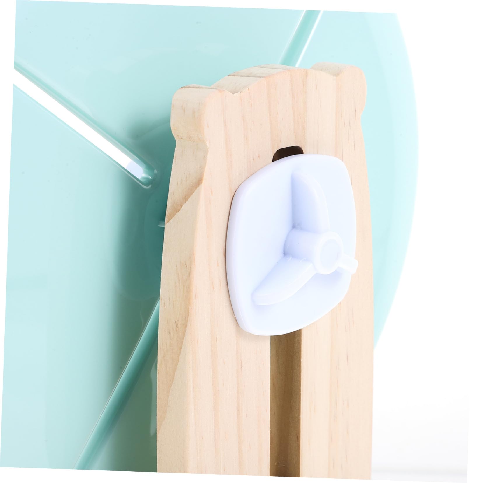 SUPVOX Rueda para Hámster Base Estable de Madera y Abs, Diseño Adorable y Silencioso para Jaula de Mascotas y Ejercicio de Pequeños Animales