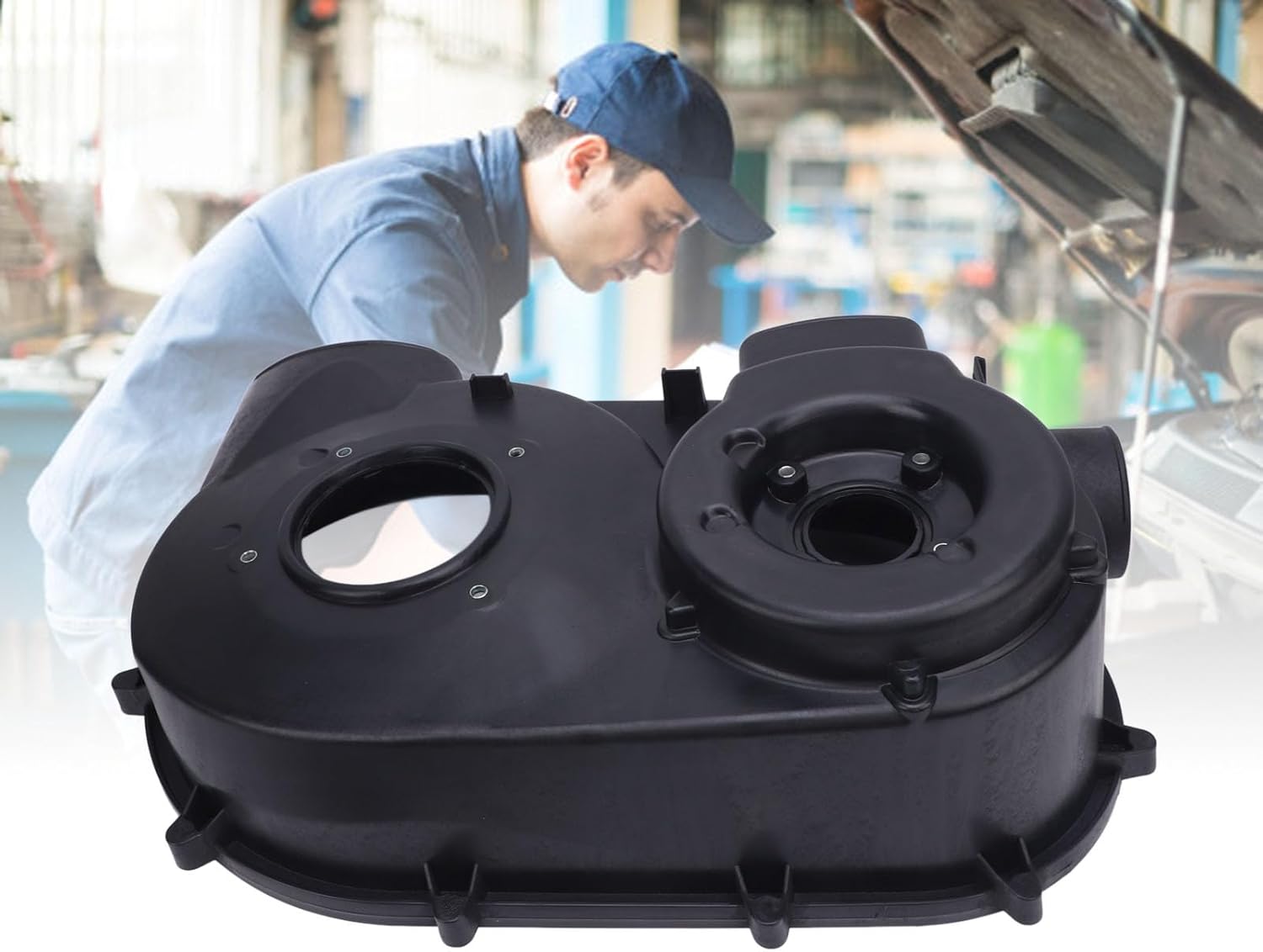 Keenso Replacement Clutch Cover, ABS Plastic Inner Clutch Cover Belt Plate Transmission Housing with Enhanced Protection, for X3 X3 R 2017-2023