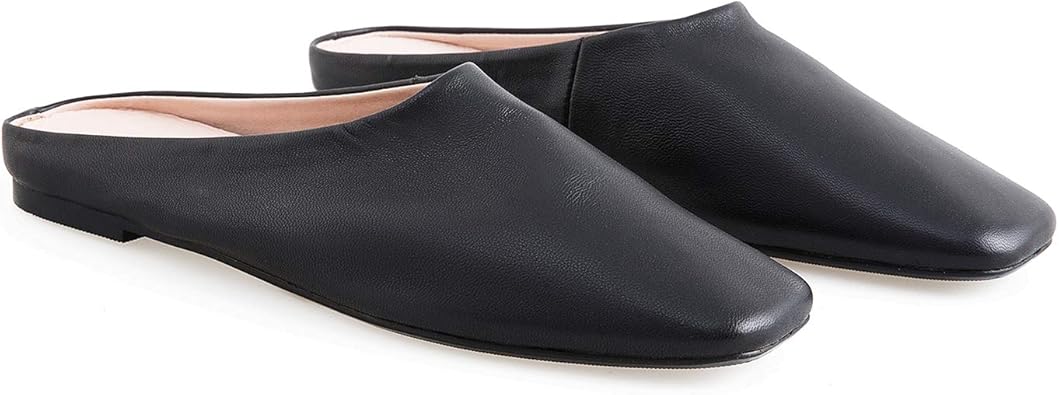 Comfortable black mules Clearance