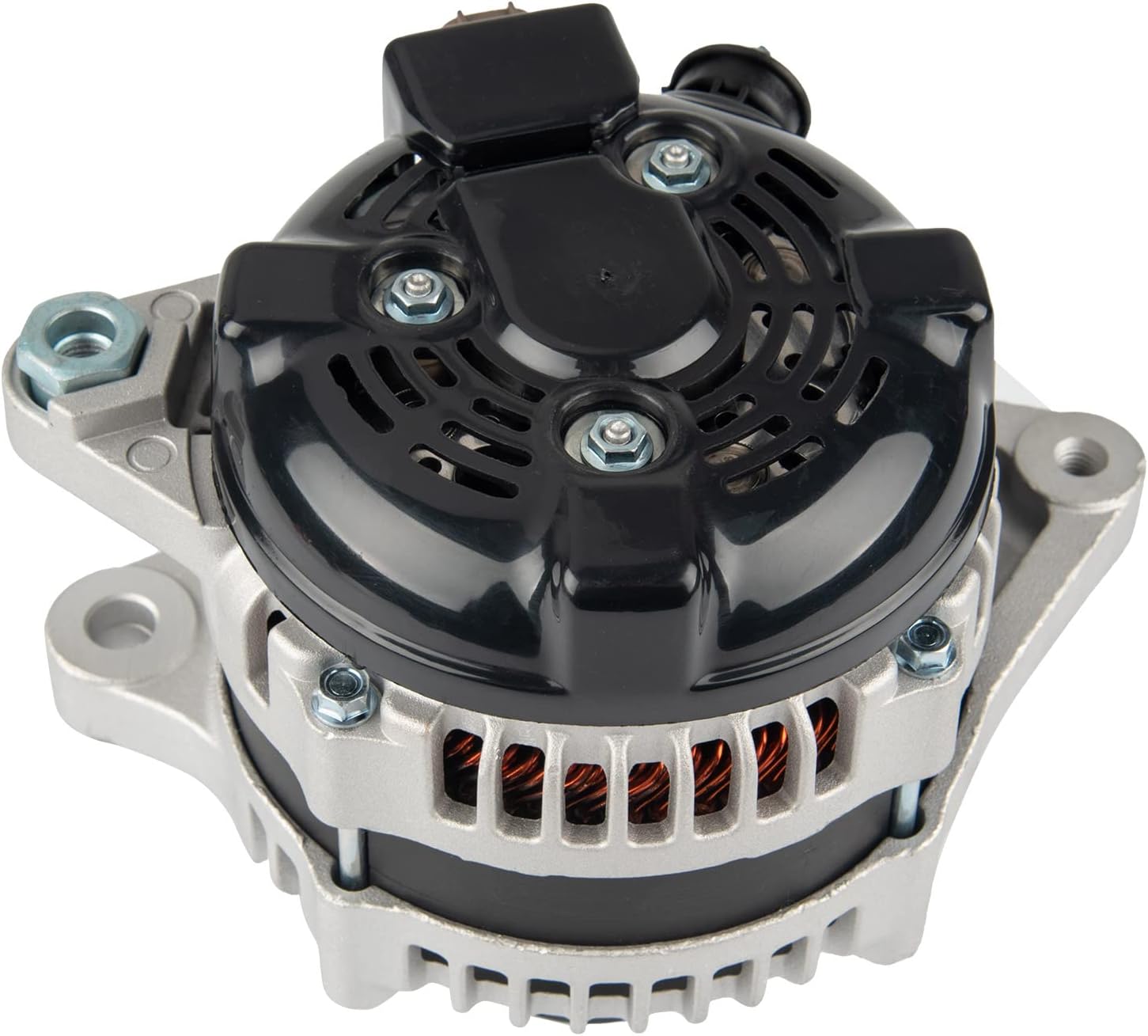 KAX 100A Alternator 11385R for 2009-2010 Toyota Corolla 1.8L, 2009-2010 Toyota Matrix 1.8L, 2009-2010 Pontiac Vibe 1.8L, 12V CW Automotive Alternator 11385,104210-5490,27060-0T040,27060-0T041