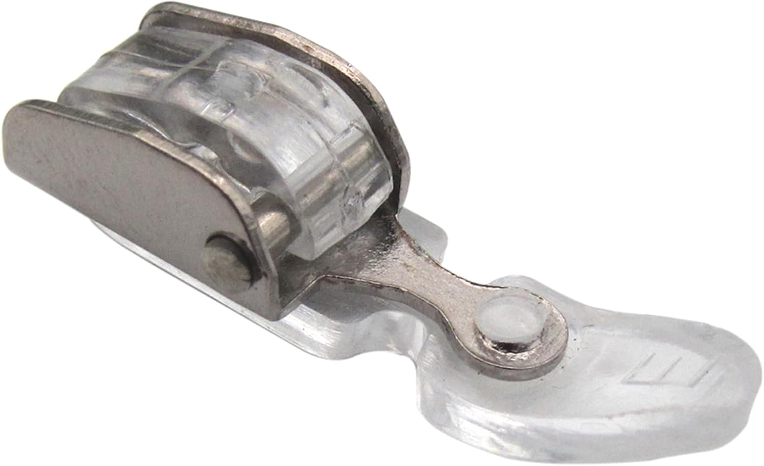 CKPSMS Brand -1PCS #171480 Snap On Narrow Zipper Foot Compatible with/Replacement for Singer Brand Slant "Skinny" Low & High Shank Sewing Machine
