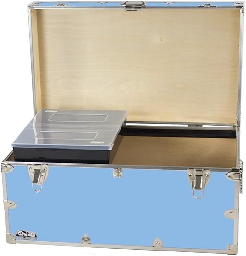 Miniatura 16 de C&N Footlockers - Baúl de almacenamiento grande con bandeja - Fabricado en los Estados Unidos - Solo casillero de acero en Amazon - Cofre duradero