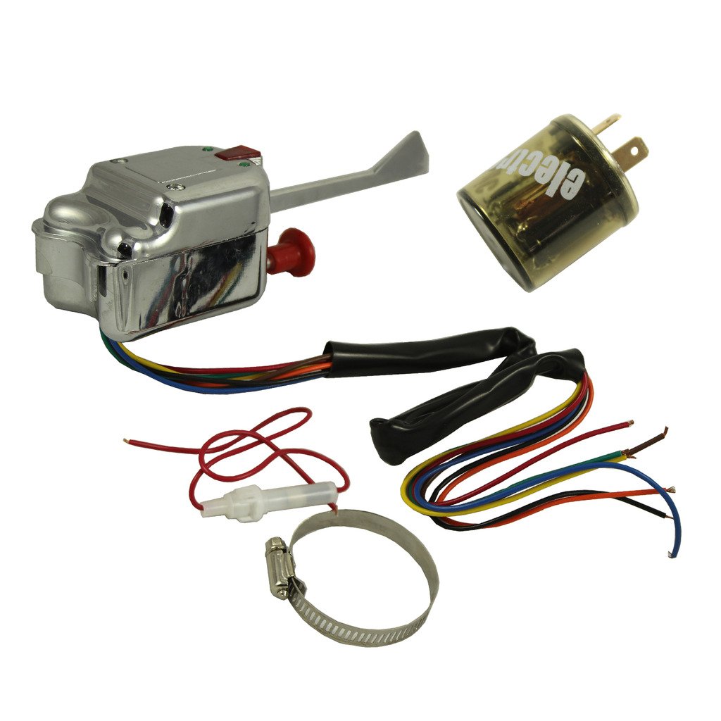 Prоmо 40% оƒƒ JDMSPEED New Chrome 12V Universal Street Hot Rod Turn Signal Switch with Flasher Replacement for Ford GM Suреr Chеар 🛒 JDMSPEED New Chrome 12V Universal Street Hot Rod Turn Signal Switch with Flasher Replacement for Ford GM