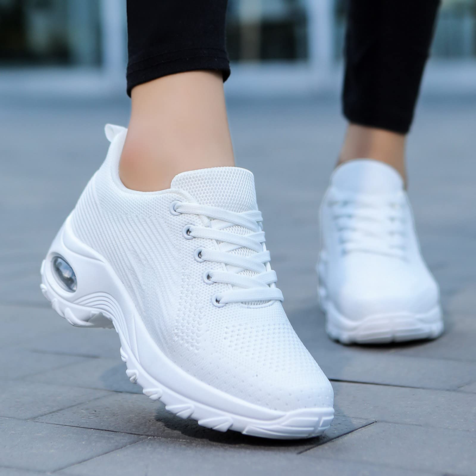 Momoban Damen Strick Sneaker - Leichte Sommerschuhe Mit Mesh Für Reise & Freizeit