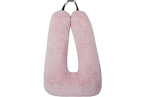 Pink Kids Travel Pillows For 3-8 Y/O