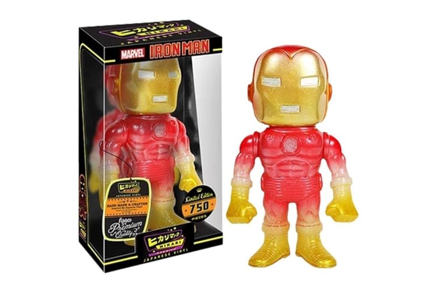 MARVEL - Funko Hikari アイアンマン(レッド&ゴールド) (ブルー&シルバー) Amazon.com: MARVEL - MOLECULAR IRON MAN - 10