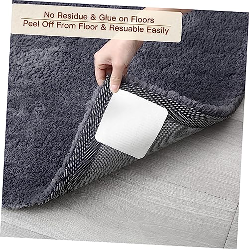 VOSAREA 24 Peças Adesivos Antiderrapantes Para Carpetes Adesivos Antiderrapantes Para Carpetes Tapet